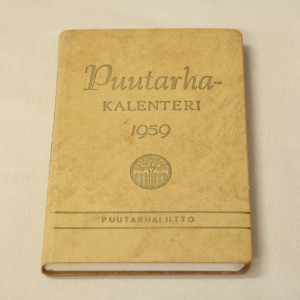 Puutarhakalenteri 1959